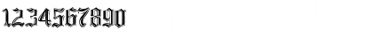 Download EmbossedBlack Normal Font Numeric Preview