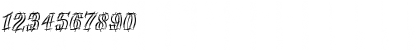 Download Emphasis LET Plain Font Numeric Preview