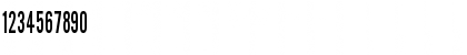 Download EngGothicThin Normal Font Numeric Preview