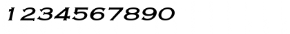 Download Engraver-Extended Bold Italic Font Numeric Preview