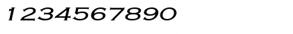 Download Engraver-Extended Italic Font Numeric Preview