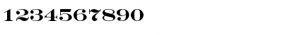 Download EngraversD Bold Font Numeric Preview