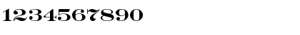 Download EngraversEF Regular Font Numeric Preview