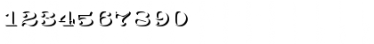 Download EngraversOnlShaDBol Regular Font Numeric Preview