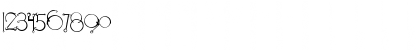 Download Epicure Regular Font Numeric Preview