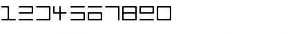 Download Eppy Evans Round Light Regular Font Numeric Preview