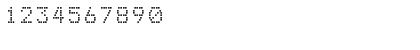 Download Epson1 Regular Font Numeric Preview