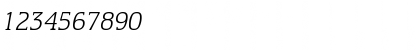 Download EquestrienneLightItalic Roman Font Numeric Preview