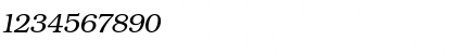 Download ER Bukinist KOI-8 Italic Font Numeric Preview