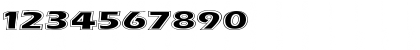 Download ErasContour Ex Regular Font Numeric Preview