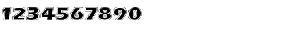 Download ErasContour Wd Regular Font Numeric Preview