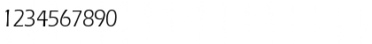 Download Ergo DB Regular Font Numeric Preview