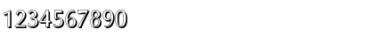 Download EricBeckerShadow-Light Normal Font Numeric Preview