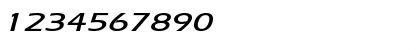 Download EricExtended BoldItalic Font Numeric Preview