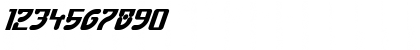 Download Esboki Italic Font Numeric Preview