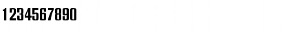 Download Essex DB Regular Font Numeric Preview