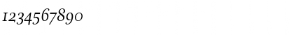 Download EstaItalic Regular Font Numeric Preview