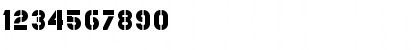 Download Estenceler Regular Font Numeric Preview