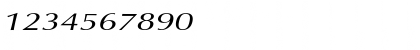 Download EternaExtended Oblique Font Numeric Preview
