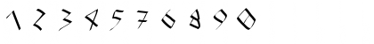Download EtruskRough Regular Font Numeric Preview