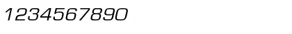 Download Eurasia Wide Italic Font Numeric Preview