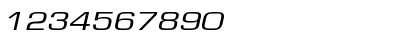 Download EurasiaExtended Italic Font Numeric Preview