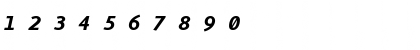 Download Eureka Mono Regular Font Numeric Preview