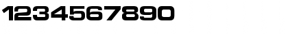 Download Euro Technic Extended Bold Font Numeric Preview