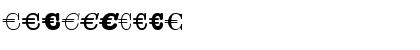Download EuroC Regular Font Numeric Preview