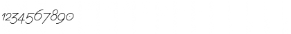 Download eurofurence classic light italic Font Numeric Preview