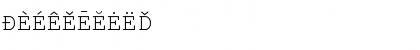 Download European Courier Regular Font Numeric Preview