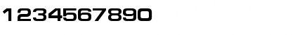 Download EuropeExt Bold Font Numeric Preview