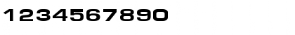 Download EuroseHeavyface Regular Font Numeric Preview