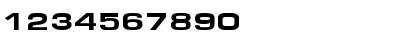 Download EuroseWide Heavy Regular Font Numeric Preview