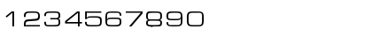 Download Eurostar Regular Extended Regular Font Numeric Preview