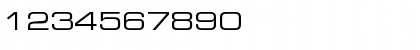Download Eurostile Extended #2 Regular Font Numeric Preview