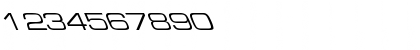 Download Eurostile Extended-Roman-Lefty Regular Font Numeric Preview