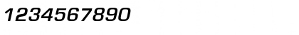 Download Eurostile LT Bold Italic Font Numeric Preview