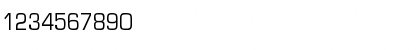 Download EurostileCnd-Normal Regular Font Numeric Preview