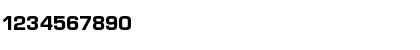 Download EurostileDCDBol Regular Font Numeric Preview