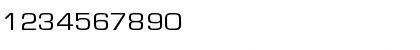 Download EurostileExt-Normal Regular Font Numeric Preview