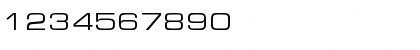 Download EurostileTRegExt Regular Font Numeric Preview