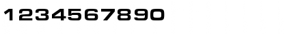Download Eurostile Becker Black Extd Regular Font Numeric Preview