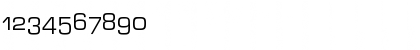 Download Eurostile Becker Caps Regular Font Numeric Preview