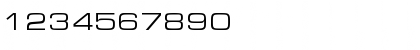Download Eurostile Becker Reg Extd Regular Font Numeric Preview