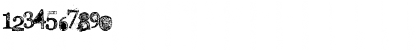 Download Everyday Ghost Regular Font Numeric Preview