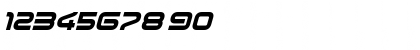 Download Evolver Italic Font Numeric Preview