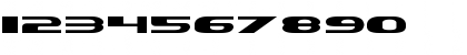 Download Excelsior Expanded Expanded Font Numeric Preview