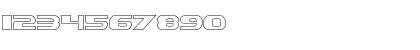 Download Excelsior Outline Outline Font Numeric Preview