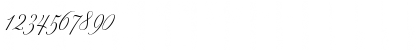 Download Excelsior Script Regular Font Numeric Preview
